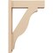 Ekena Millwork 5 1/2-in W x 18-in D x 26-in H Funston Block Rough Cedar Woodgrain TimberThane Outlooker, Primed Tan OUTUR055X18X26FST44RCPR - alternate 2